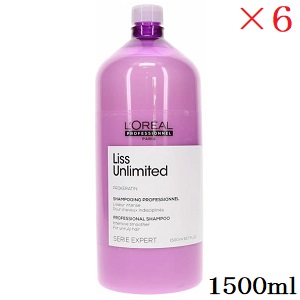 ロレアル セリエ リスアンリミテッドシャンプー 1500ml ×6仕掛ける [ディスペンサー絶無]