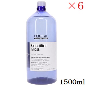 ロレアル セリエ ブロンディファイアー シャンプー 1500ml ×6仕掛ける [ディスペンサー絶無]