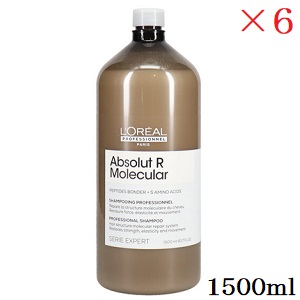 ロレアル セリエ アブソルート R 分子的 シャンプー 1500ml ×6仕掛ける [ディスペンサー絶無]