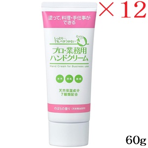 ヤーマン プロ・業務用ハンドクリーム のばらの香り 60g ×12セット