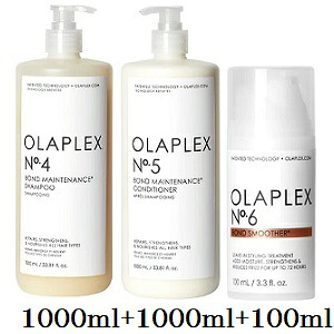オラプレックス No.4 1000ml + No.5 1000ml + No.6 ボンドスムーサー 100ml｜アットビューティー株式会社 25,080円