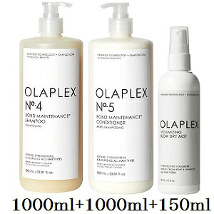オラプレックス No.4 1000ml + No.5 1000ml + ブロードライミスト 150ml｜アットビューティー株式会社 25,080円