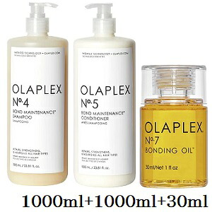 オラプレックス No.4 1000ml + No.5 1000ml + No.7 ボンディングオイルa 30ml｜アットビューティー株式会社 25,080円