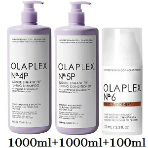 オラプレックス No.P トーニング 1000ml + No.5 1000ml + No.6 ボンドスムーサー 100ml｜アットビューティー株式会社 25,080円
