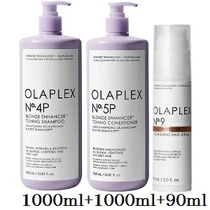 オラプレックス No.4P トーニング 1000ml + No.5 1000ml + No.9 ヘアセラム 90ml｜アットビューティー株式会社