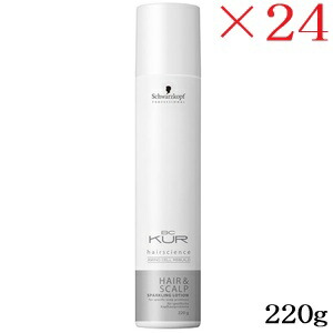 シュワルツコフ BC クア 髪の毛＆スキャルプ 薬用育毛ぴかぴか光る輪っか 置き目ション 220g ×24書き割り (治療法部外品)