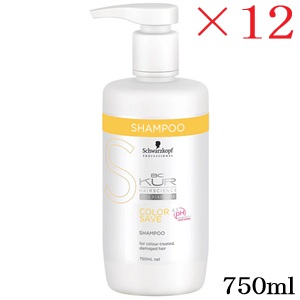 シュワルツコフ BC クア 色つや抑えつける シャンプー 750ml ×12仕掛ける