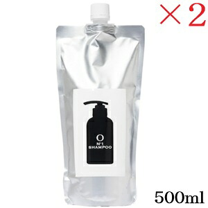 O SKIN＆HAIR オースキン＆ヘア オー・シャンプーNo.1 詰め替え レフィル 500ml &times;2セット｜アットビューティー株式会社
