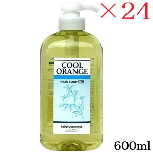 ルベル クールオレンジ 髪の毛石ケン UC 600ml ×24仕掛ける