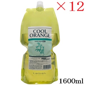 ルベル クールオレンジ 髪の毛石ケン SC 1600ml レフィル 詰替用 ×12仕掛ける