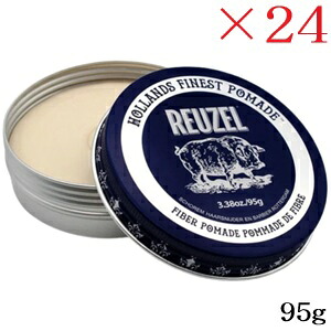 ルーゾー REUZEL ファイバー ネイビー ポマード LOW SHINE 95g ×24セット|アットビューティー株式会社