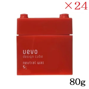デミ ウェーボ デザインキューブ ニュートラルワックス 80g ×24セット|アットビューティー株式会社