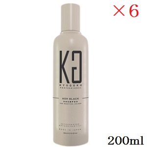KYOGOKU 色つやシャンプー 200ml アッシュブラック×6仕掛ける