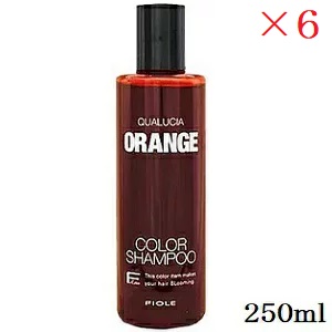 フィヨーレ クオルシア カラーシャンプー 250ml オレンジ &times;6セット｜アットビューティー株式会社 6,480円