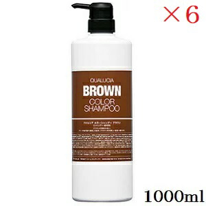 フィヨーレ クオルシア カラーシャンプー 1000ml ブラウン &times;6セット｜アットビューティー株式会社