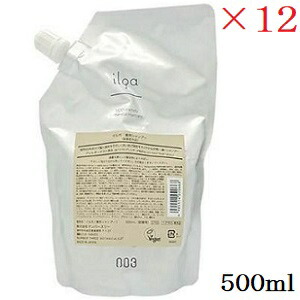 ナンバースリー 003 イルガ 薬用 シャンプー 500ml レフィル 詰替用 ×12セット (医薬部外品)