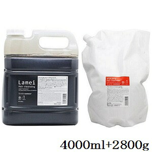 HAHONICO ハホニコ ラメイ ヘアクレンジング 4000ml + ビッツル 手当て 2800g