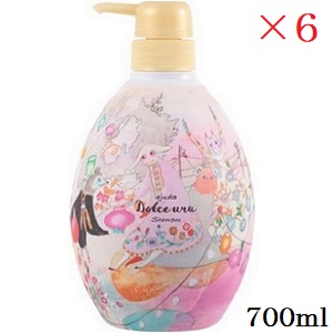 インターコスメ アジューダドルチェウル シャンプー 700ml ×6仕掛ける