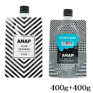 Anap カラートリートメント パウチ 400g エメラルドターコイズ クリア 期間限定キャンペーン