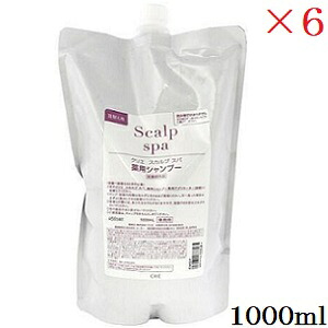 コーセー クリエ スカルプ スパ 薬用シャンプー 1000ml レフィル 詰替用 ×6書き割り (治療法部外品)