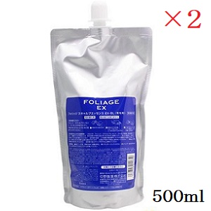 中野製薬 ナカノ フォリッジ スキャルプエッセンス EX-BL 500ml レフィル 詰替用 ×2仕掛ける (治療薬部外品)