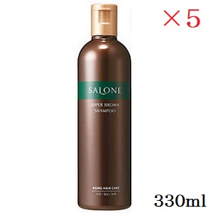 パシフィックプロダクツ サローネ スーパーブラウン シャンプー 330ml ×5セット