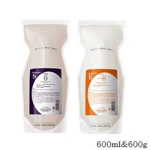 タマリス ラクレア オー シャンプー S 600ml + トリートメント E 600g レフィル 詰替用