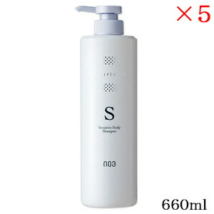 電話番号スリー 003 ミュリアム 薬用 スカルプ シャンプー S 660ml [ディスペンサー付] ×5書き割り (治療法部外品)