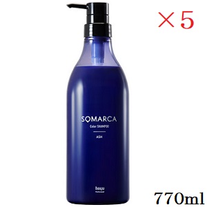 ホーユー ソマルカ カラーシャンプー アッシュ 770ml &times;5セット｜アットビューティー株式会社