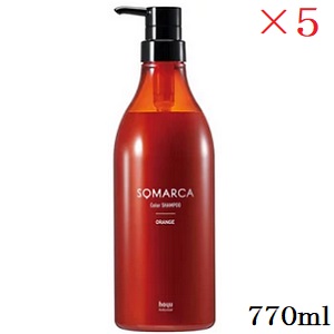 ホーユー ソマルカ カラーシャンプー オレンジ 770ml ×5セット 10,350円
