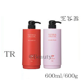 (セット)パシフィックプロダクツ アブリーゼ ナチュラルオーガニック シャンプー TR 専用空容器+ ヘアパック TR 専用空容器