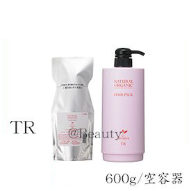 (セット)パシフィックプロダクツ アブリーゼ ナチュラルオーガニック ヘアパック TR 600g レフィル 詰替用+ ヘアパック TR 専用空容器
