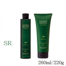 (セット)(パシフィックプロダクツ)アブリーゼ ナチュラルオーガニック シャンプー+ヘアパック SR 260ml・220g レフィル 詰替用