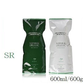 (セット)(パシフィックプロダクツ)アブリーゼ ナチュラルオーガニック シャンプー+ヘアパック SR 600ml・600g レフィル 詰替用