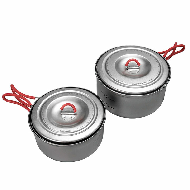 EVERNEW(エバニュー) Ti U.L. Pot set 600\u0026900 900/600ml ECA535
