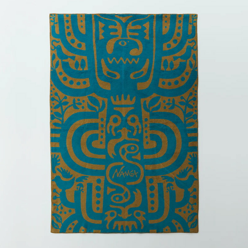 ナンガ(NANGA) TREE OF LIFE COTTON BLANKET S シングル BLUE TREE｜アット防災