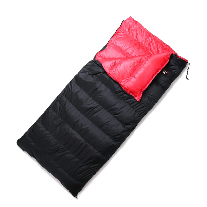 ナンガ(NANGA) AURORA light 封筒型 600DX(一部店舗限定商品) レギュラー BLK(裏RED)｜アット防災 35,035円