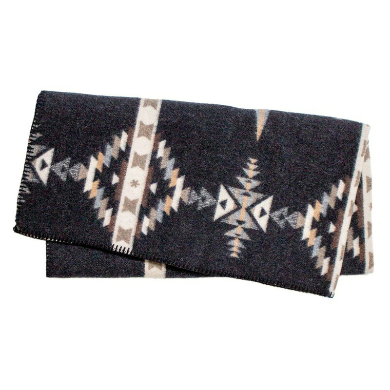 スノーピーク(snow peak) SP×PENDLETON Muchacho Blanket Charcoal SI-PD-23AU001CH|アット防災