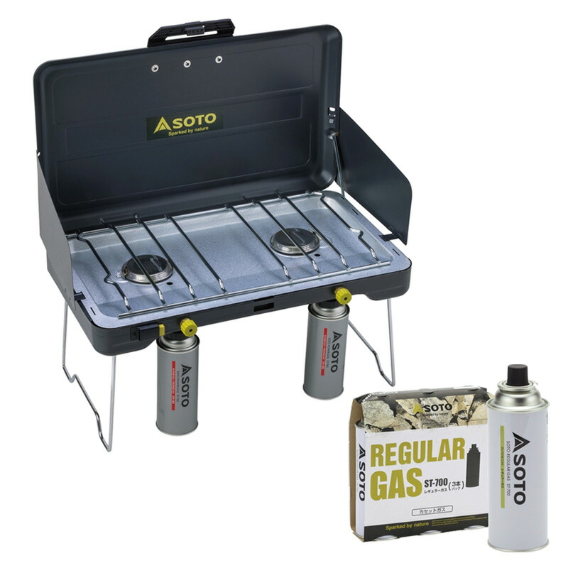 楽天市場】ソト ツーバーナーセット レギュレーター2バーナー