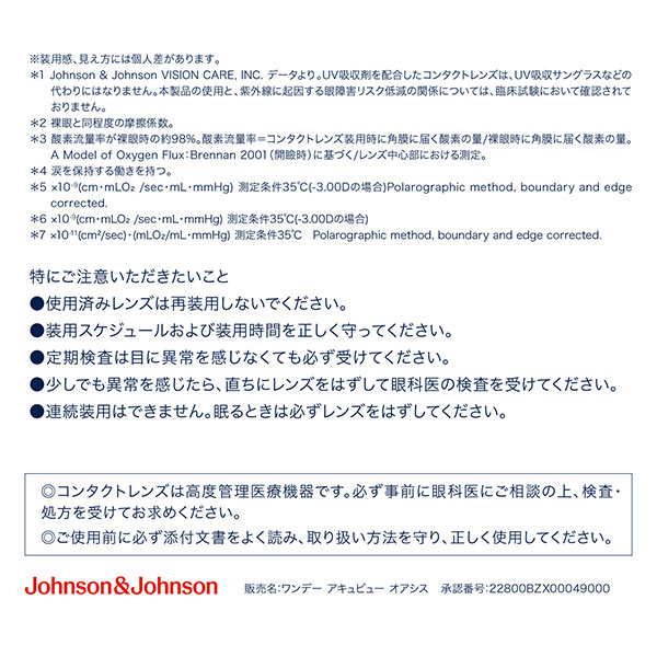 ワンデーアキュビューオアシス（片眼1ヶ月分）コンタクトレンズ1日使い捨て（30枚入)(ジョンソン&ジョンソンアキュビューオアシスシリコン)