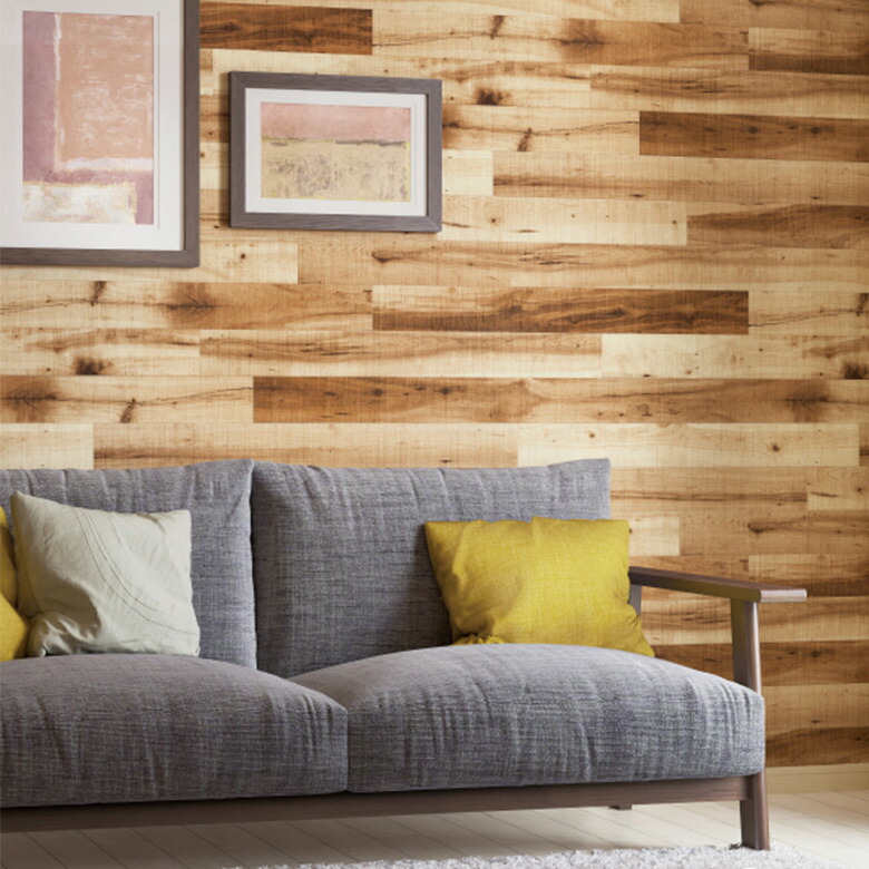 楽天市場 平日12時までなら即日出荷可 1ｍ単位 壁紙 木目 Re のりなし サンゲツ Reserve リザーブ 木目柄 カフェ風 クロス アットdeco アットデコ