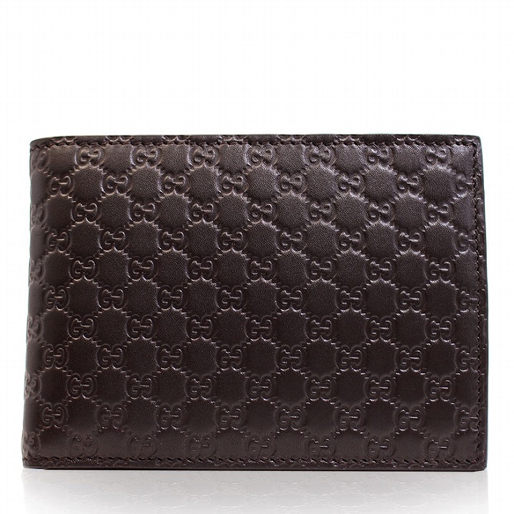 期間限定送料無料 グッチ Gucci 財布 二つ折り財布 メンズ 折財布 マイクロ Gg レザー 本革 ダークブラウン グッチシマ ブランド アウトレット Bmj1n 44 エーチームグループ 内祝い Thomasbessat Com