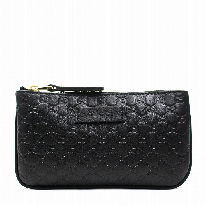 グッチ GUCCI コインケース 小銭入れ キーリング レザー GG ブラック メンズ アウトレット ブランド 544248
