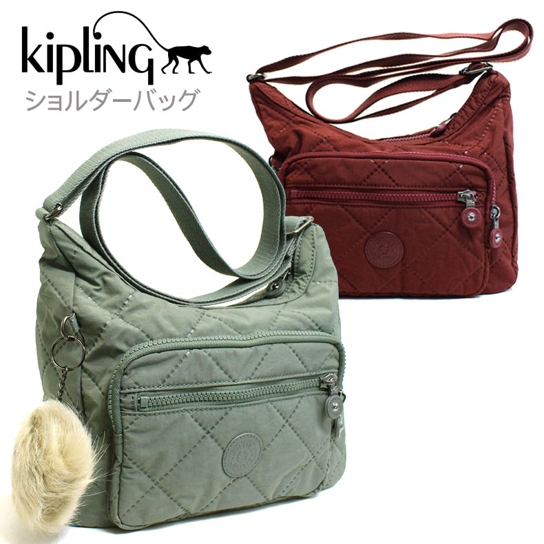 楽天市場 キプリング Kipling バッグ ショルダーバッグ レディース ナイロン 旅行 軽量 斜め掛け ゴリラ プレゼント ギフト K k 91k ブランド ボルドー カーキ 赤 緑 あす楽対応 送料無料 母の日ギフト エーチームグループ