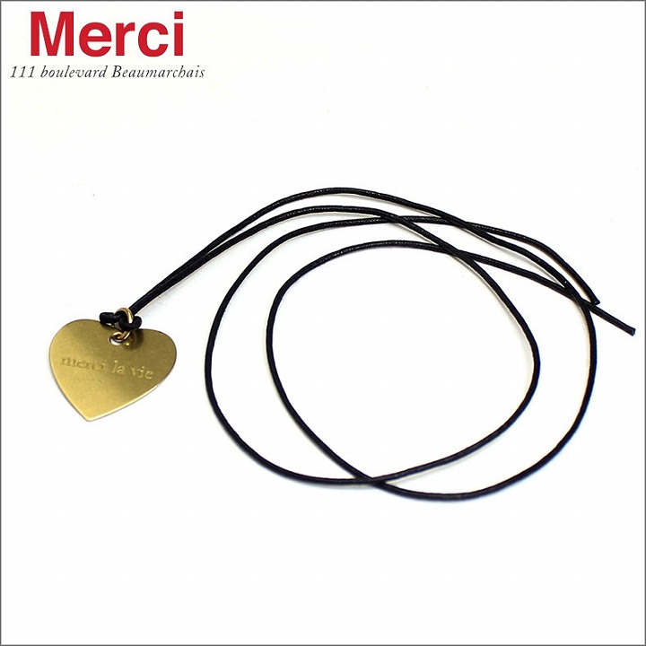 メルシー MERCI アクセサリー チョーカー ネックレス ブレスレット ロゴ ハート me237331
