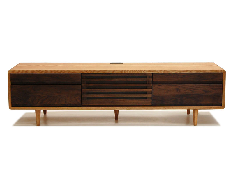 テレビ台 TVボード タモ無垢材 150テレビボード 角丸型 北欧モダン 楽天市場】テレビ台 TVボード AVボード タモ無垢材 150テレビボード 角