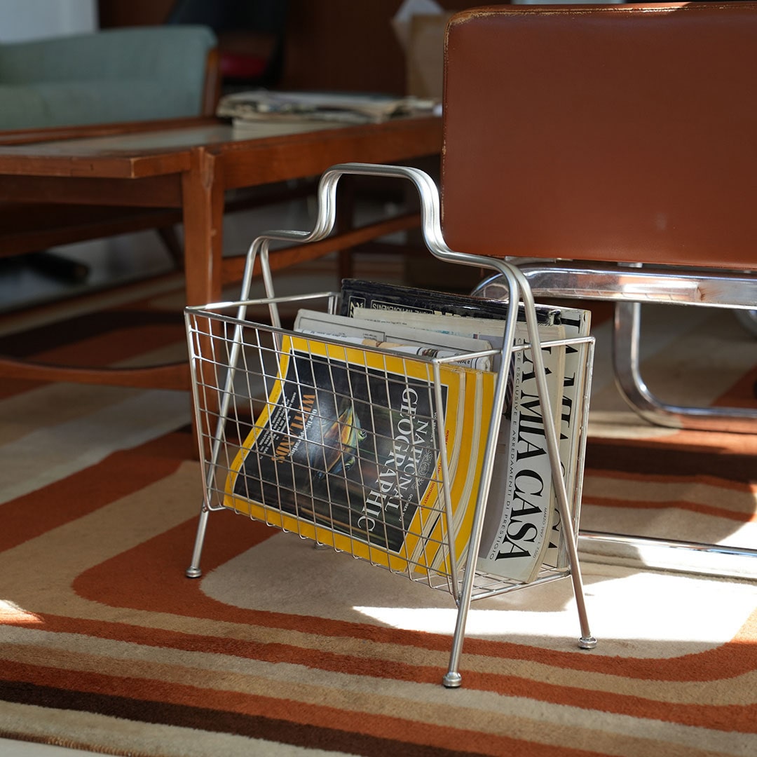 楽天市場】アイアン マガジンラック アンティーク 【インターワークス