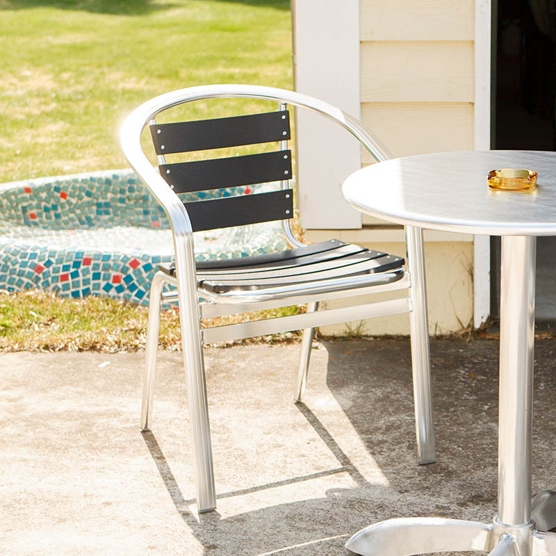 楽天市場】ALUMINUM ROUND TABLE 60 アルミニウム ラウンド テーブル