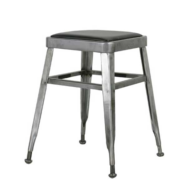 スツール ダルトン LIGHT-45 STOOL 113-300 ローフィニッシュ仕上げ スタッキングタイプ スチール製 シンプル インダストリアル アメリカンヴィンテージ調｜モダンインテリアのアットイーズ