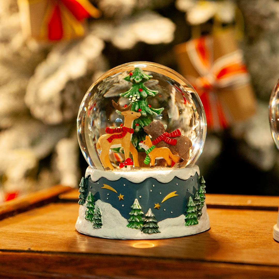 楽天市場】スノードーム クリスマス ダルトン スノーグローブ メロディ